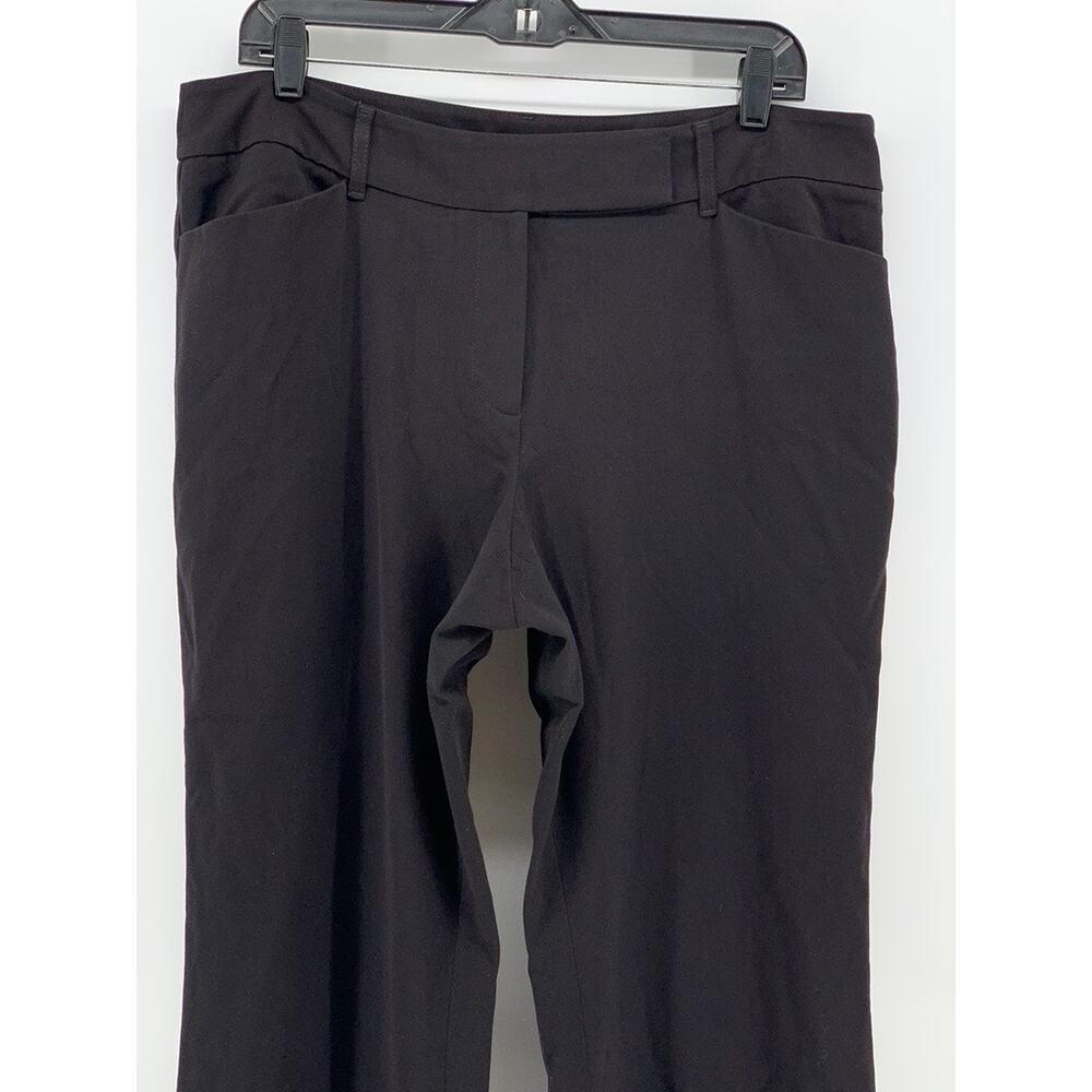 WHITE HOUSE BLACK MARKET Women's Black Flare Leg Pant SZ 12 - Picture 6 of 9